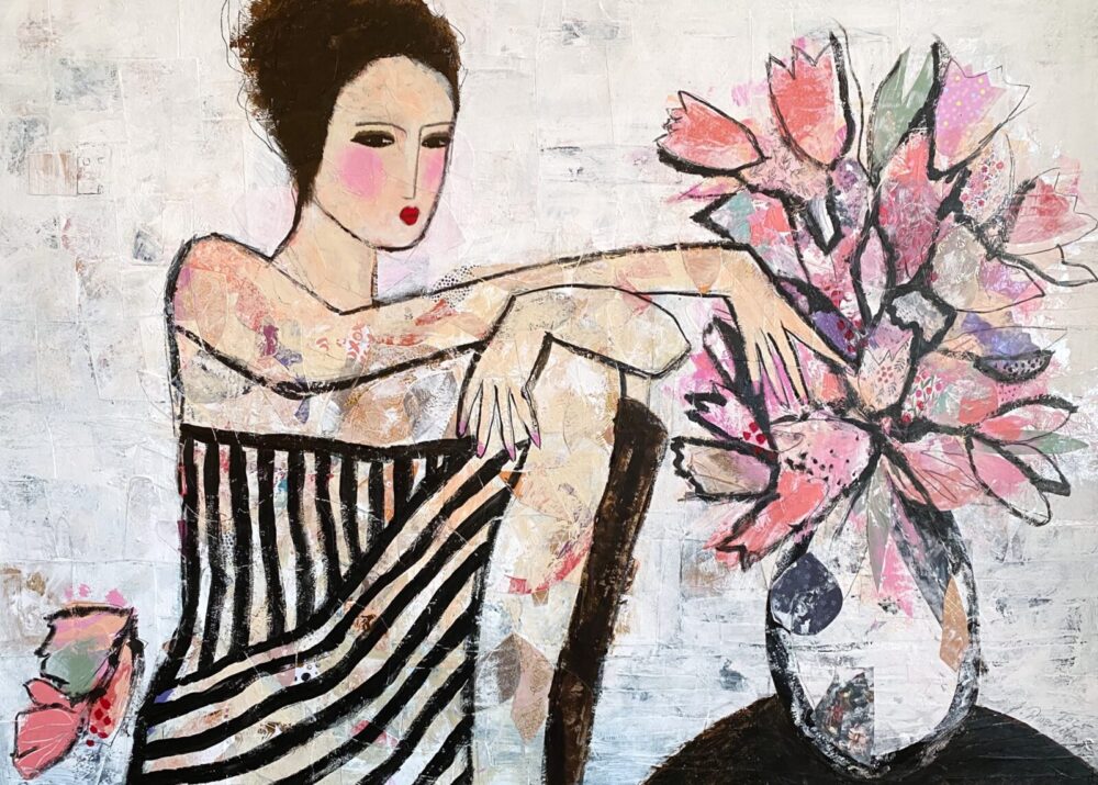 Original Malerei "Beautiful Mistake" auf 70x100 cm