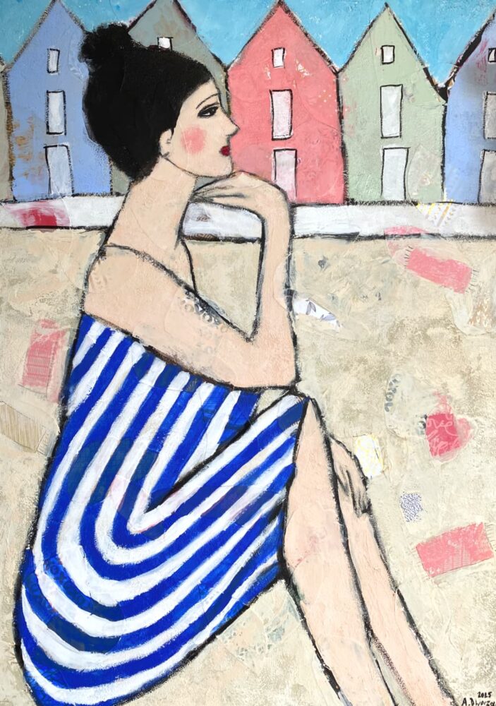 "Home is where your heart is" Malerei 70x50 cm